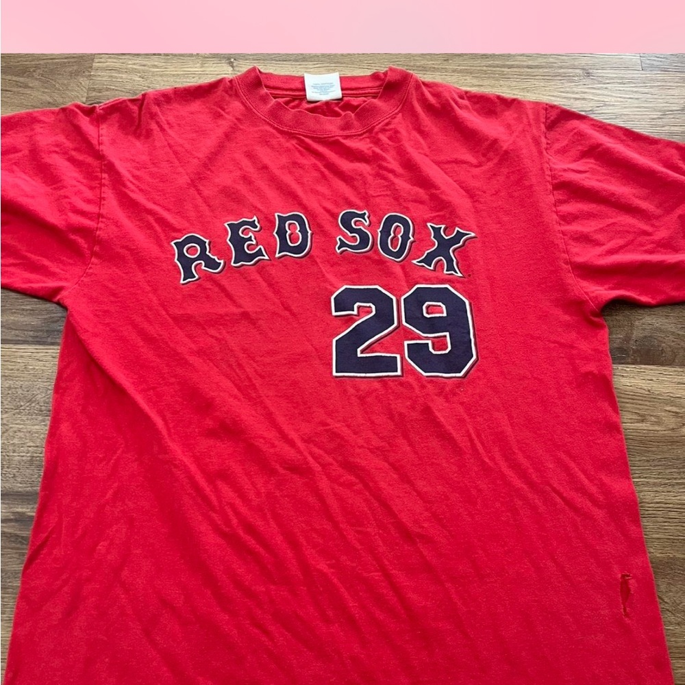 Keith Foulke 29 Majestic Red Sox SHIRSEY